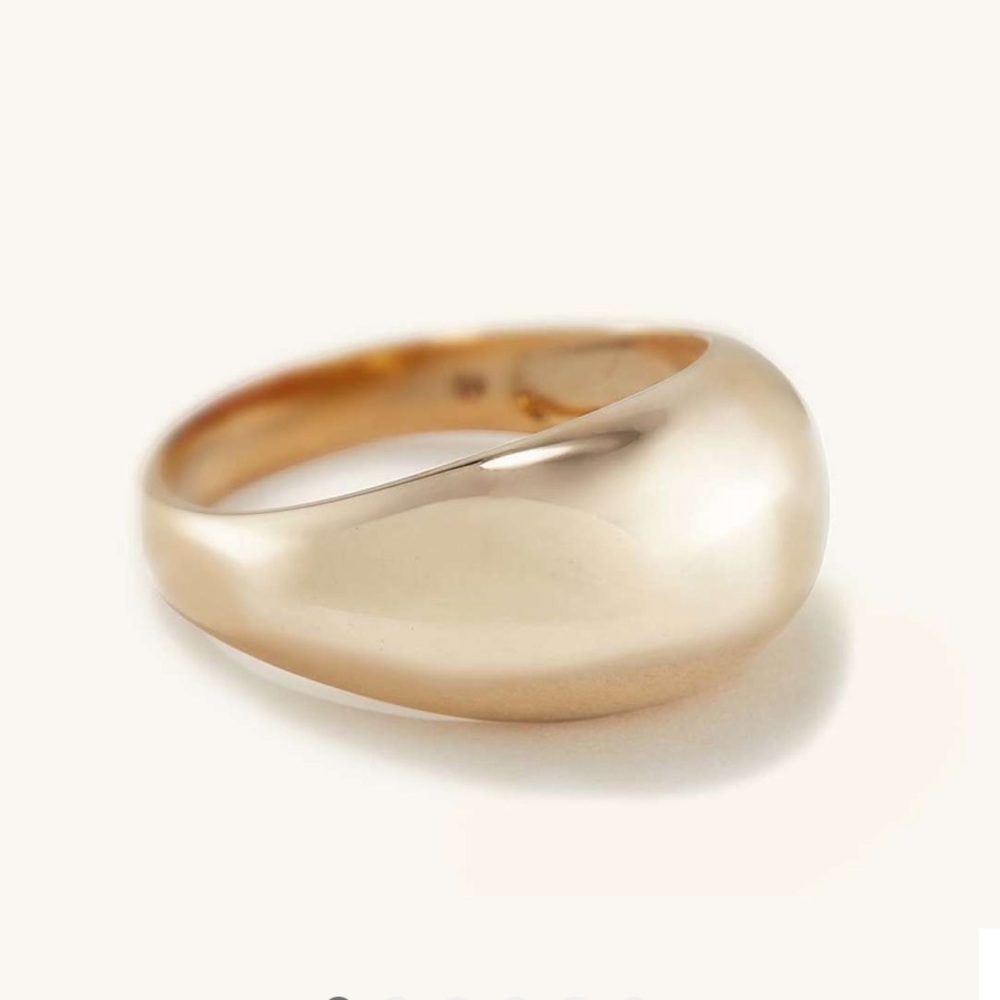 Mejuri Gold Vermeil Dome Ring